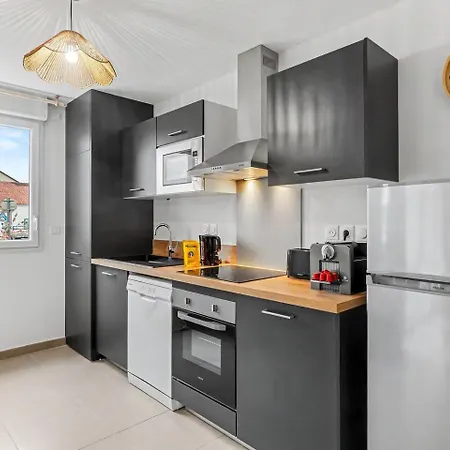 T4 Moderne Avec Terrasse & Parking * Muret
